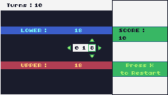 GUESS THE NUMBER ( 1-999 )