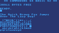 COMMODORE 64 FONT