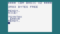 VIC-20 FONT