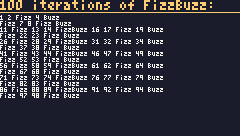 FIZZBUZZ