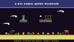 8 BIT PANDA WATER MOUNTAIN