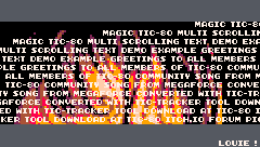 PARALLAX TEXT SCROLL