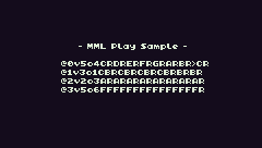 MML PLAY SAMPLE