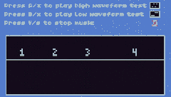 5-BIT SQUARE WAVE & 8-BIT SQUARE WAVE - SOUND TEST